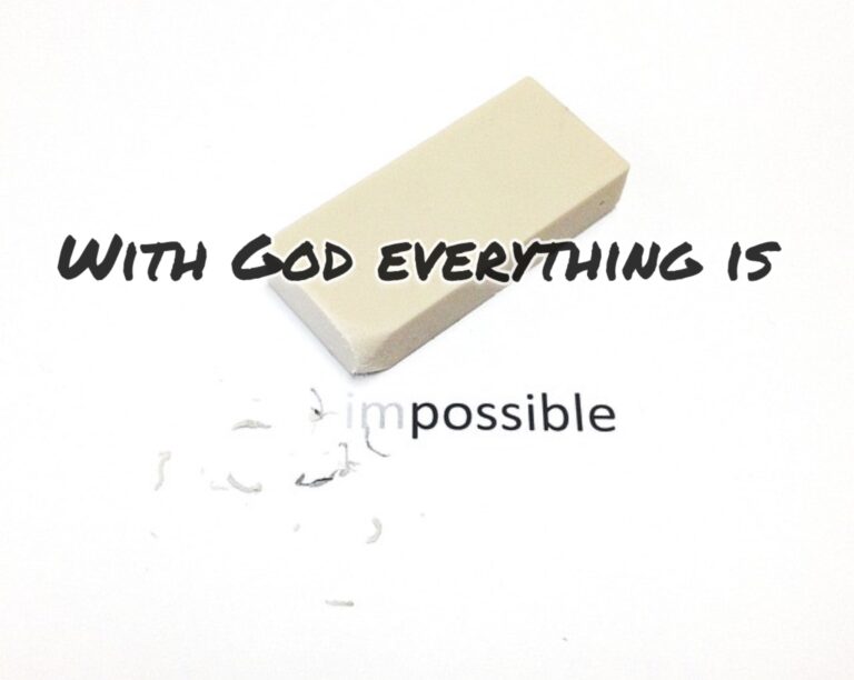 GOD CAN DO ANYTHING