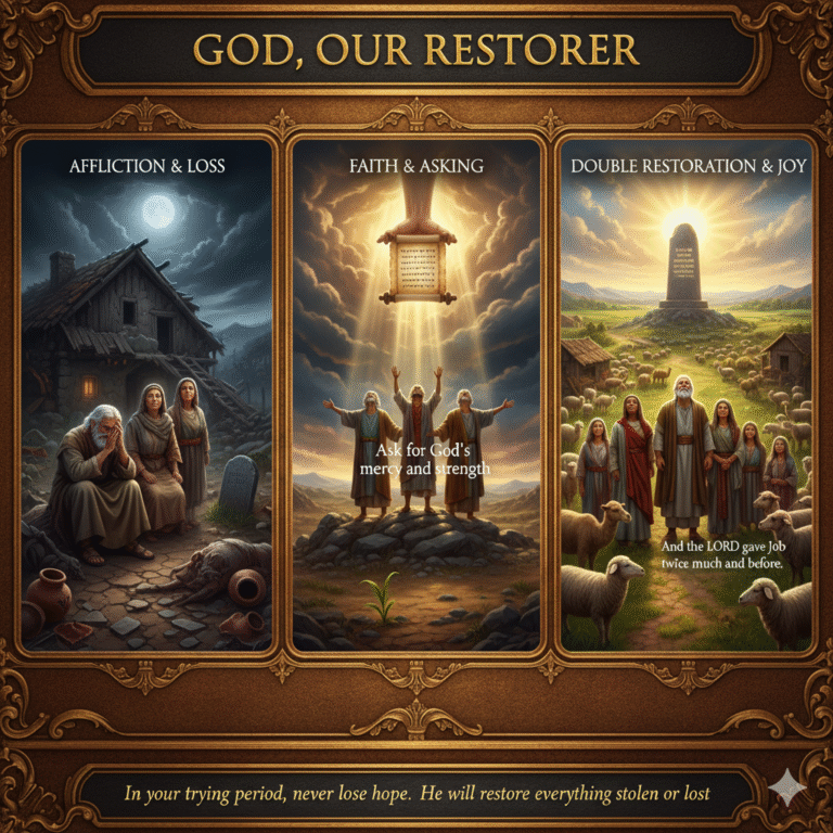 GOD, OUR RESTORER