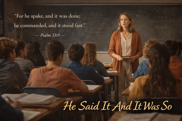 HE SAID IT AND IT WAS SO