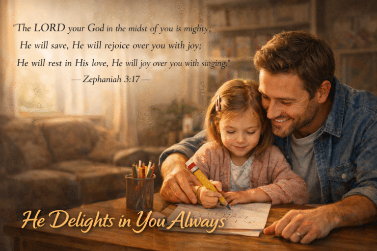 HE DELIGHTS IN YOU ALWAYS 